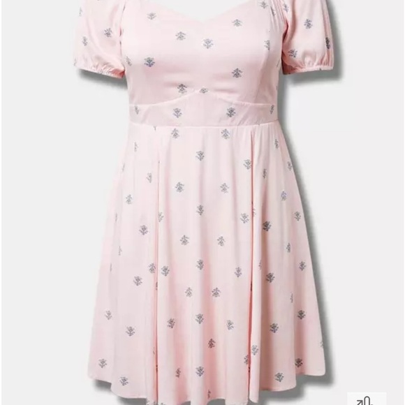 Torrid Summer off the Shoulder Dress - Picture 2 of 8